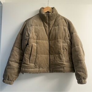 Everlane Corduroy Puffer Jacket - Medium - Never Worn